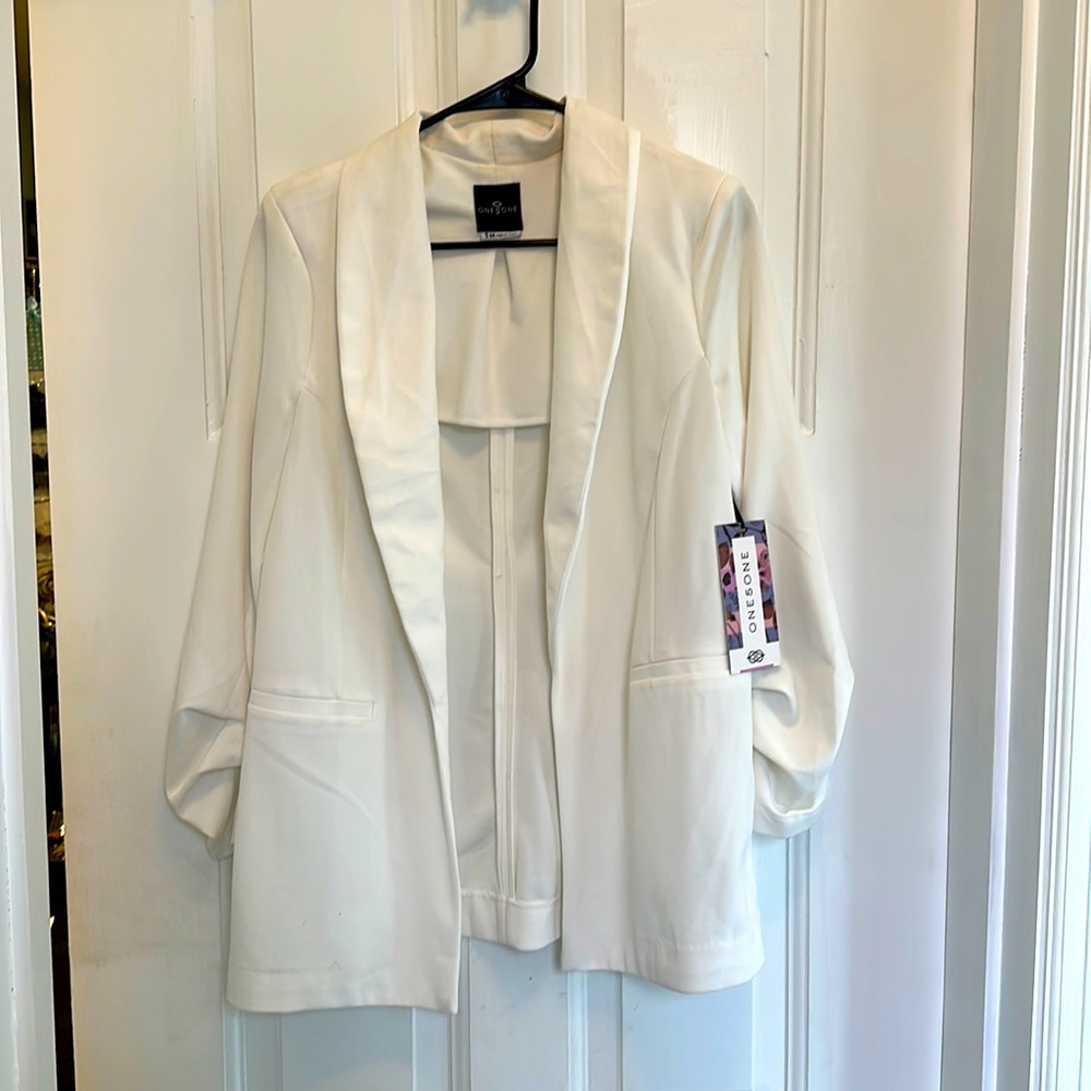 White blazer